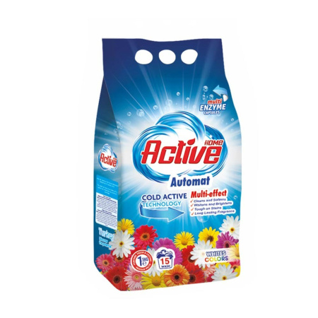 Порошок стиральный "Home Active Automat", для цветного и белого белья, 1,5 кг